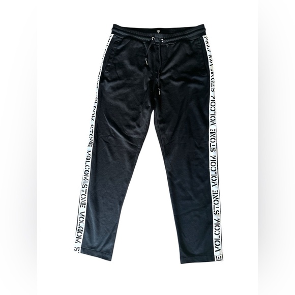 Volcom Men's Black Track Pants - Picture 1 of 11